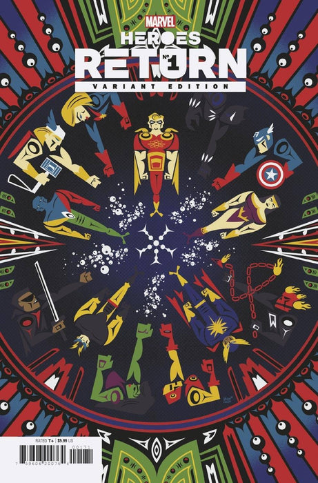 HEROES RETURN #1 1:50 VEREGGE VARIANT