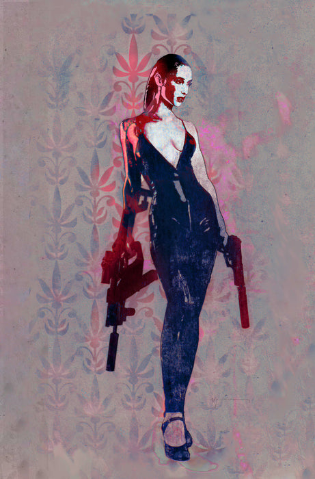 GUN HONEY #1 (OF 4) CVR G 25 COPY SIENKIEWICZ PINK WASH VIRG