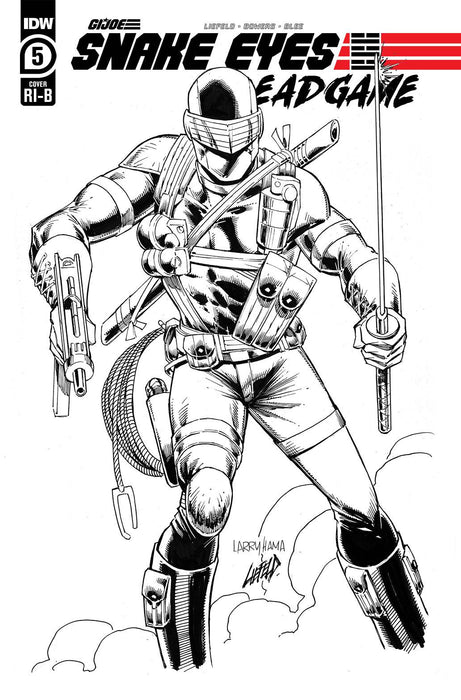 SNAKE EYES DEADGAME #5 (OF 5) 25 CPY B&W INCV HAMA LIEFELD