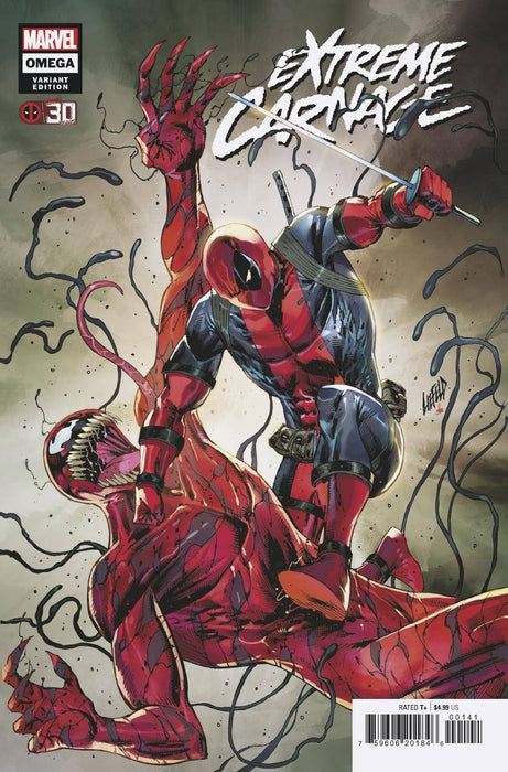 Extreme Carnage Omega (2021) #1 (Liefeld Deadpool 30th Anniversary Variant)