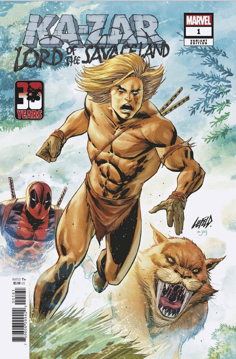 KA-ZAR LORD OF THE SAVAGE LAND #1 (OF 5) LIEFELD DEADPOOL 30TH VAR