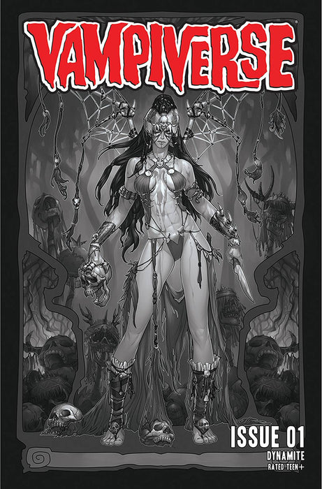 VAMPIVERSE #1 CVR L 50 COPY INCV HETRICK B&W