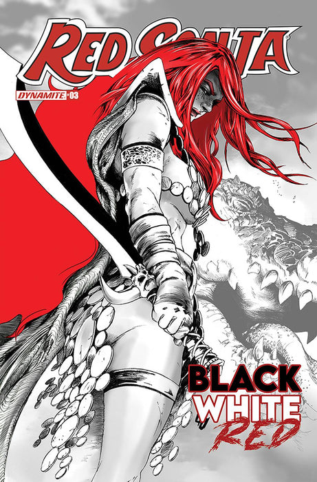 RED SONJA BLACK WHITE RED #3 CVR C LAU