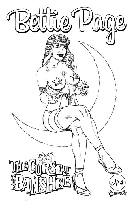 BETTIE PAGE & CURSE OF THE BANSHEE #4 CVR H 25 COPY INCV LIN