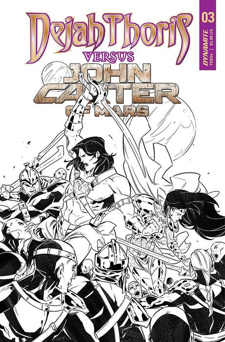 DEJAH THORIS VS JOHN CARTER OF MARS #3 CVR F 15 COPY INCV PA
