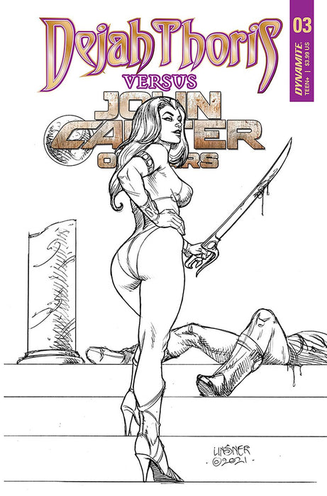 DEJAH THORIS VS JOHN CARTER OF MARS #3 CVR H 25 COPY INCV LI