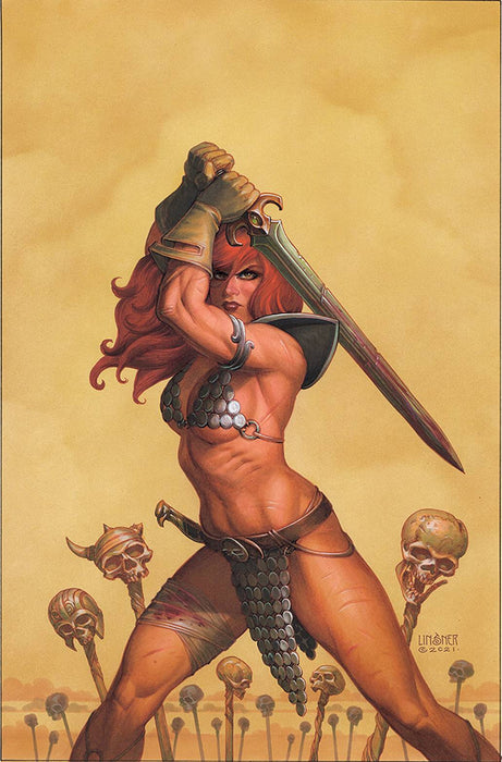 INVINCIBLE RED SONJA #5 CVR L LINSNER LTD VIRGIN