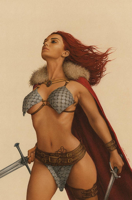 INVINCIBLE RED SONJA #5 CVR M CELINA LTD VIRGIN