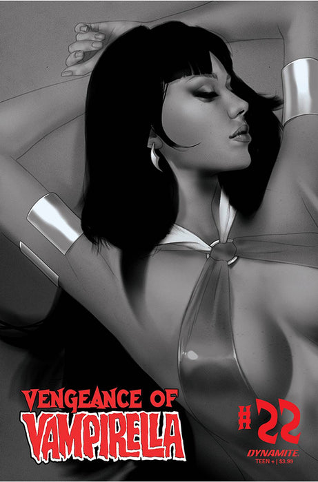 VENGEANCE OF VAMPIRELLA #22 CVR G 25 COPY INCV OLIVER B&W