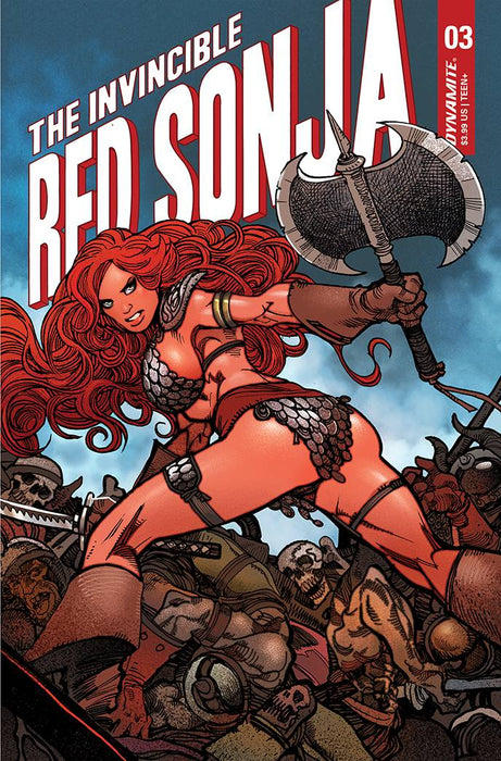 INVINCIBLE RED SONJA #3 CVR P FOC PREMIUM MORITAT