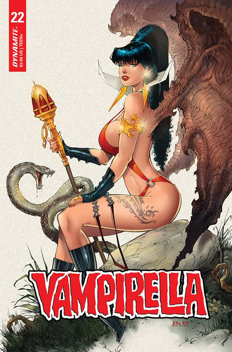 VAMPIRELLA #22 PREMIUM RB WHITE FOC VAR