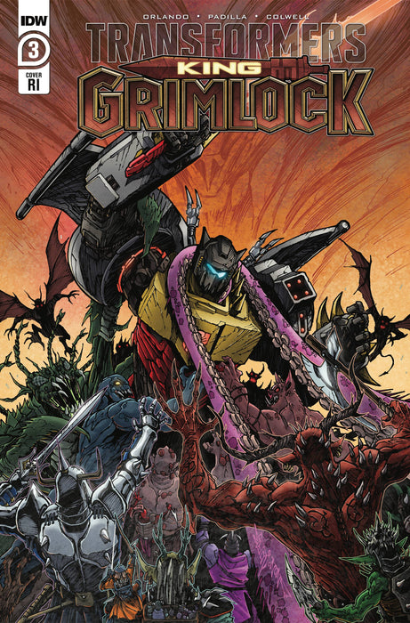 TRANSFORMERS KING GRIMLOCK #3 (OF 5) CVR C 10 COPY INCV WOLF