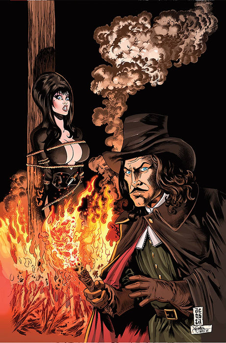 ELVIRA MEETS VINCENT PRICE #3 CVR H ACOSTA LTD VIRGIN (C: 0-