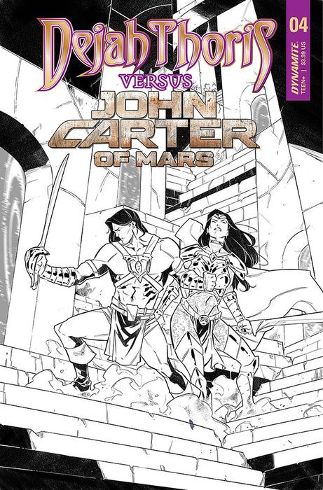 DEJAH THORIS VS JOHN CARTER OF MARS #4 CVR E 10 COPY INCV MI