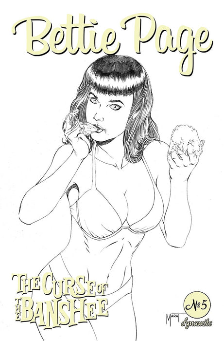 BETTIE PAGE & CURSE OF THE BANSHEE #5 CVR F 10 COPY INCV MYC
