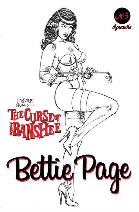 BETTIE PAGE & CURSE OF THE BANSHEE #5 CVR H 25 COPY INCV LIN