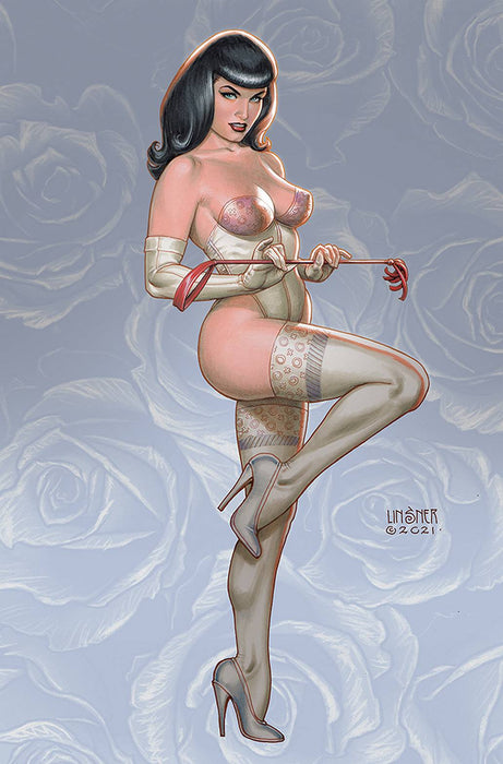 BETTIE PAGE & CURSE OF THE BANSHEE #5 CVR I LINSNER LTD VIRG