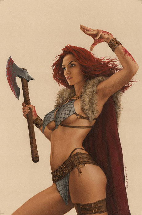 INVINCIBLE RED SONJA #6 CVR M CELINA LTD VIRGIN