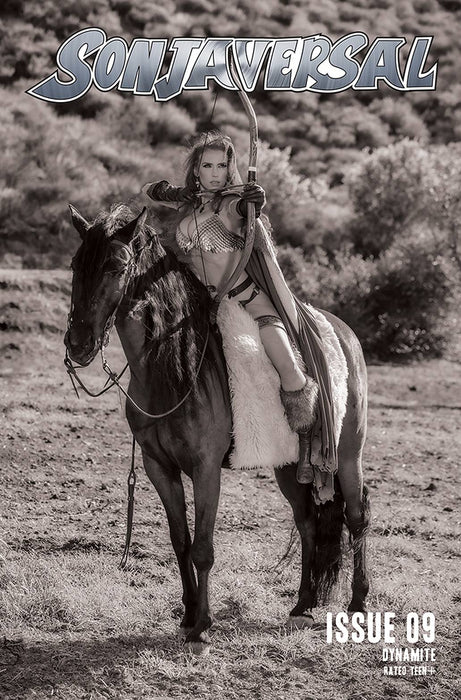 SONJAVERSAL #9 CVR I 25 COPY INCV COSPLAY B&W