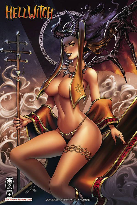 HELLWITCH SACRILEGIOUS #1 CVR B CEREMONY ED (Signed by Brian Pulido)