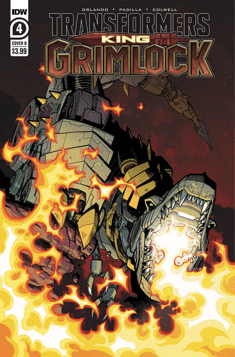 Transformers: King Grimlock (2021) #4 (Cover B Kyriazis)