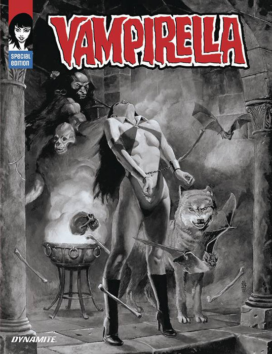 VAMPIRELLA JG JONES TRADE DRESS B&W CVR