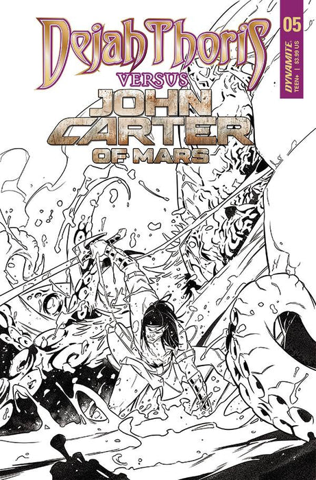 DEJAH THORIS VS JOHN CARTER OF MARS #5 CVR E 10 COPY INCV MI