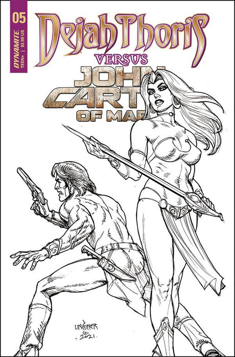 DEJAH THORIS VS JOHN CARTER OF MARS #5 CVR H 25 COPY INCV LI