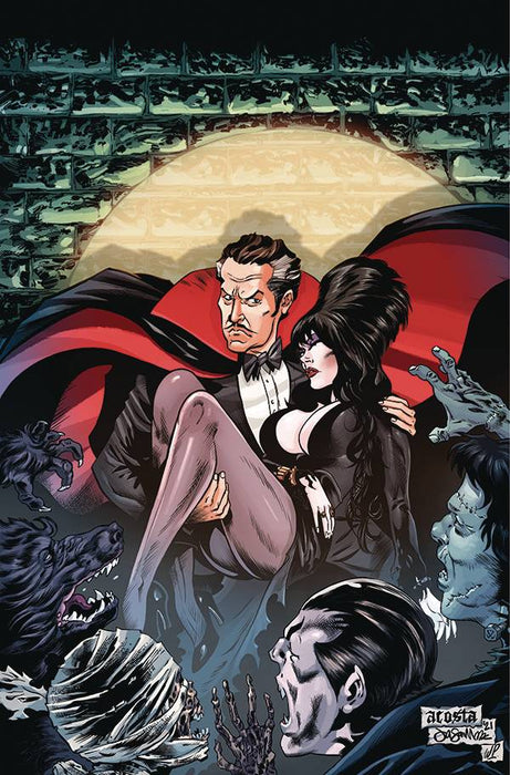 ELVIRA MEETS VINCENT PRICE #4 CVR H ACOSTA LTD VIRGIN (C: 0-