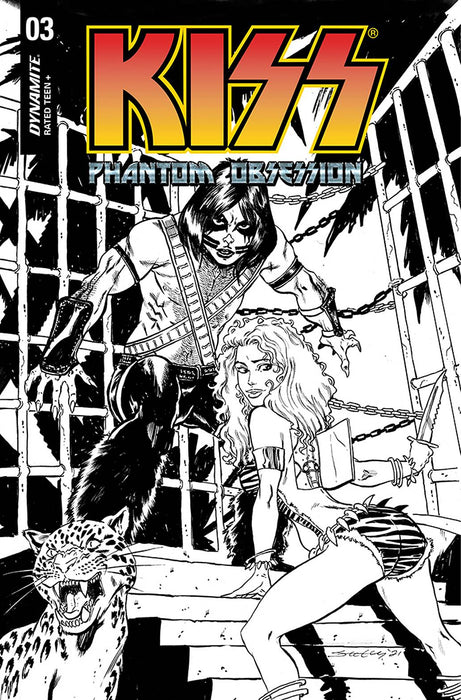 KISS PHANTOM OBSESSION #3 CVR H 25 COPY INCV SEELEY B&W LINE