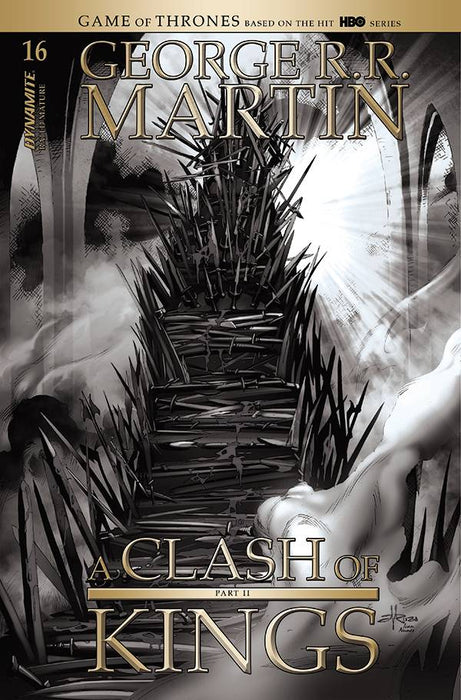 GEORGE RR MARTIN A CLASH OF KINGS #16 CVR D 20 COPY RUBI B&W