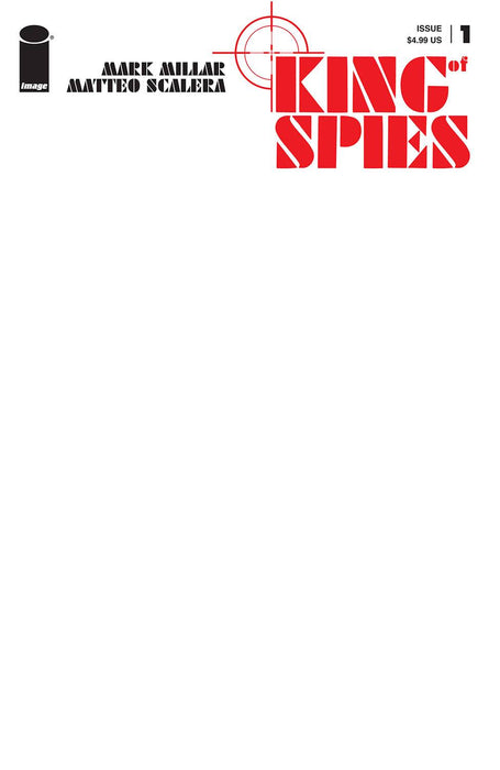 KING OF SPIES #1 (OF 4) CVR E BLANK CVR (MR)