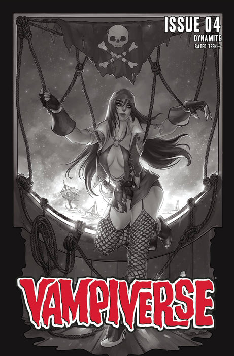 VAMPIVERSE #4 CVR H 20 COPY INCV HETRICK B&W