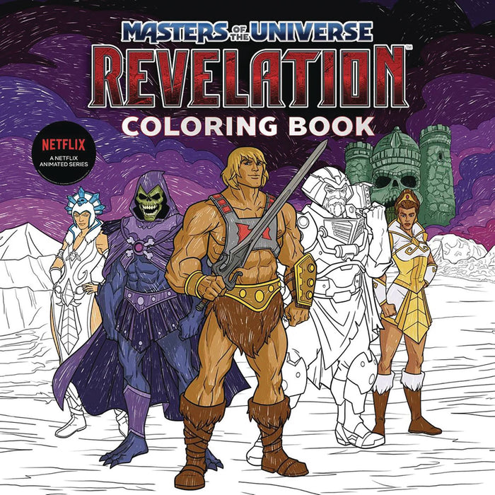 MASTERS OF THE UNIVERSE REVELATION OFF COLORING BOOK (C: 0-1