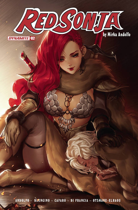 RED SONJA (2021) #2 CVR N FOC BONUS LI ORIGINAL ART