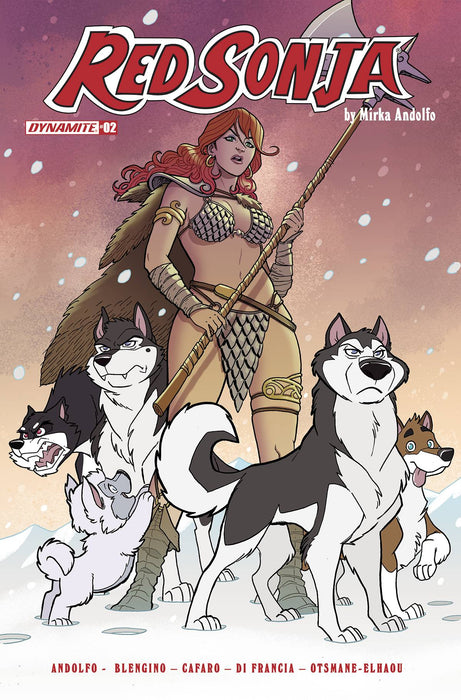 RED SONJA (2021) #2 CVR O FOC BONUS FLEECS ORIGINAL ART