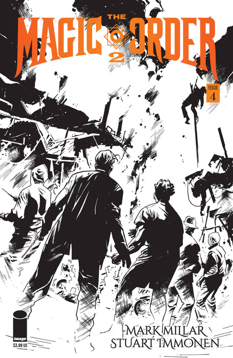 MAGIC ORDER 2 #4 (OF 6) CVR B IMMONEN B&W