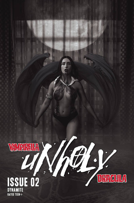 VAMPIRELLA DRACULA UNHOLY #2 CVR G 20 COPY INCV COSPLAY B&W