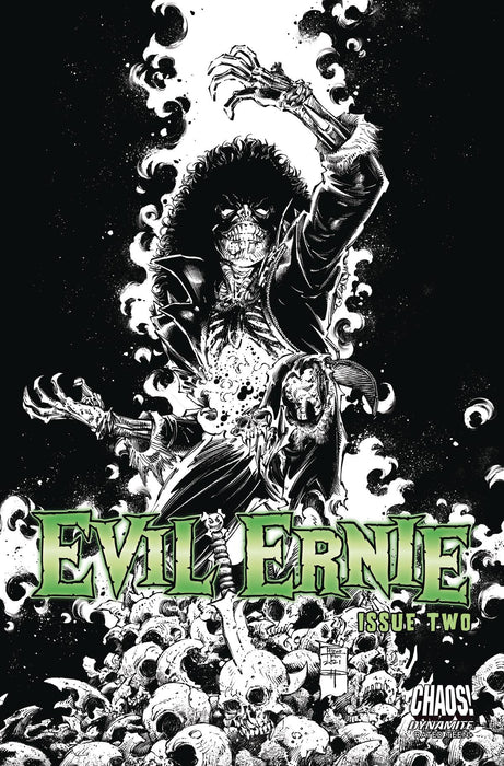 EVIL ERNIE #2 CVR C 10 COPY INCV TAN B&W INCV