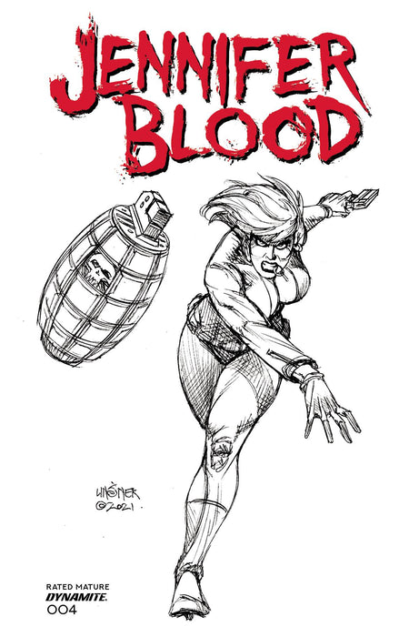 JENNIFER BLOOD #4 CVR G 15 COPY INCV LINSNER B&W