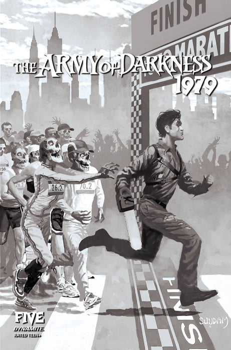 ARMY OF DARKNESS 1979 #5 CVR E 10 COPY INCV SUYDAM B&W