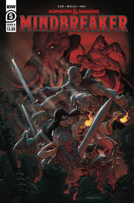 DUNGEONS & DRAGONS MINDBREAKER #5 (OF 5) CVR B DAVENPORT (C: