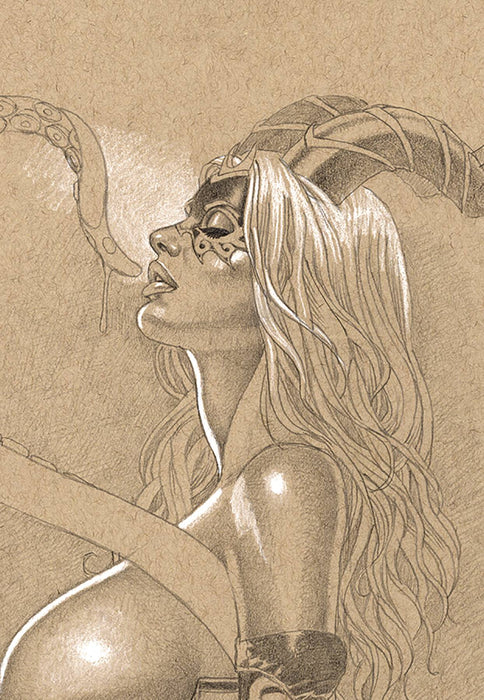 TAROT WITCH OF THE BLACK ROSE #132 DLX LITHO ED (MR)