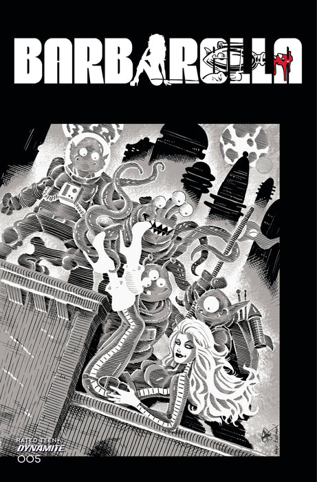 BARBARELLA #5 CVR P 11 COPY FOC INCV TMNT HOMAGE HAESER GS