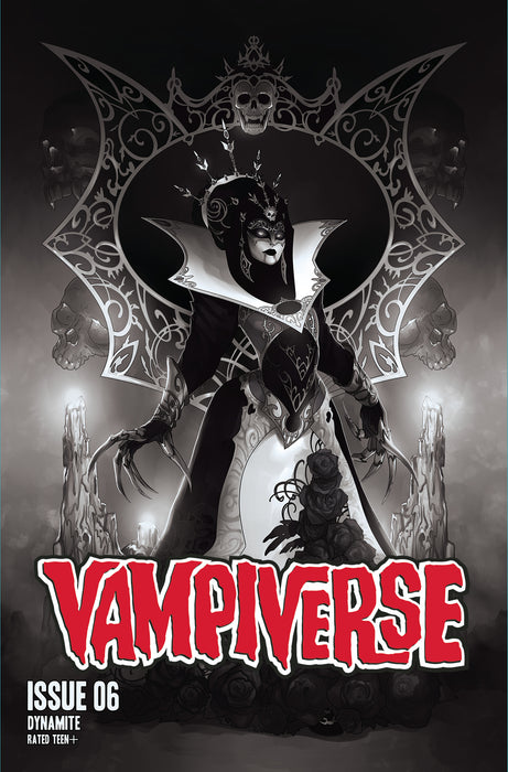 VAMPIVERSE #6 CVR H 20 COPY INCV HETRICK B&W