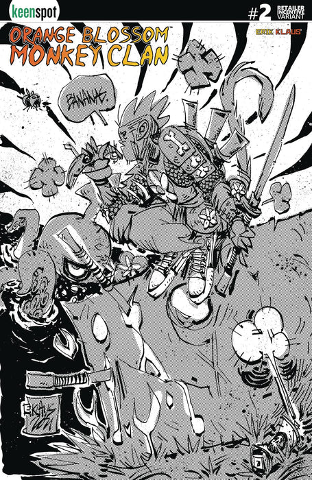 ORANGE BLOSSOM MONKEY CLAN #2 CVR D 6 COPY KLAUS INCV (Net)