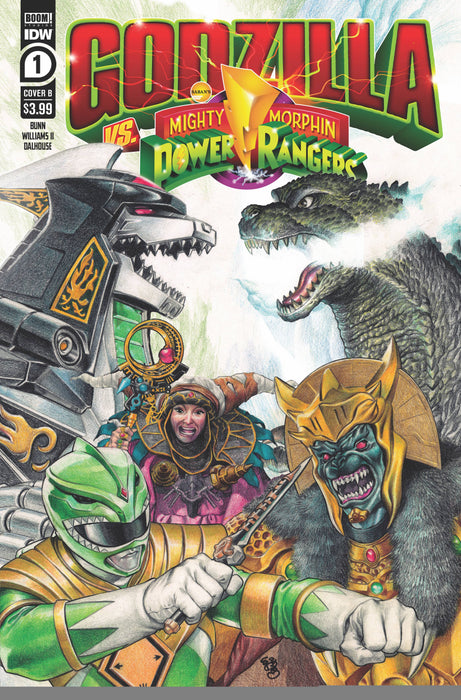 GODZILLA VS POWER RANGERS #1 (OF 5) CVR B EJ SU