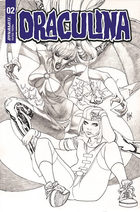 DRACULINA #2 CVR H 25 COPY INCV MARCH B&W