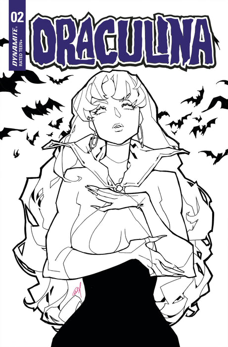 DRACULINA #2 CVR I 30 COPY INCV BESCH B&W