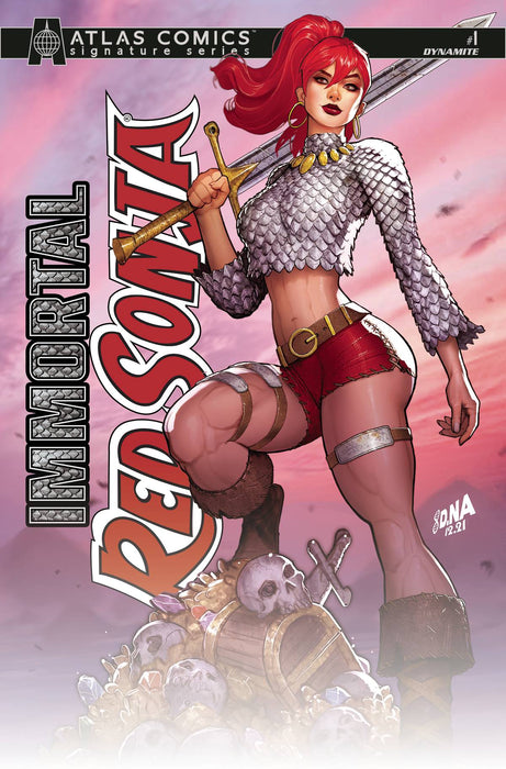 IMMORTAL RED SONJA #1 CVR M NAKAYAMA ATLAS SGN